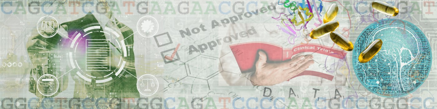 Scientific collage banner