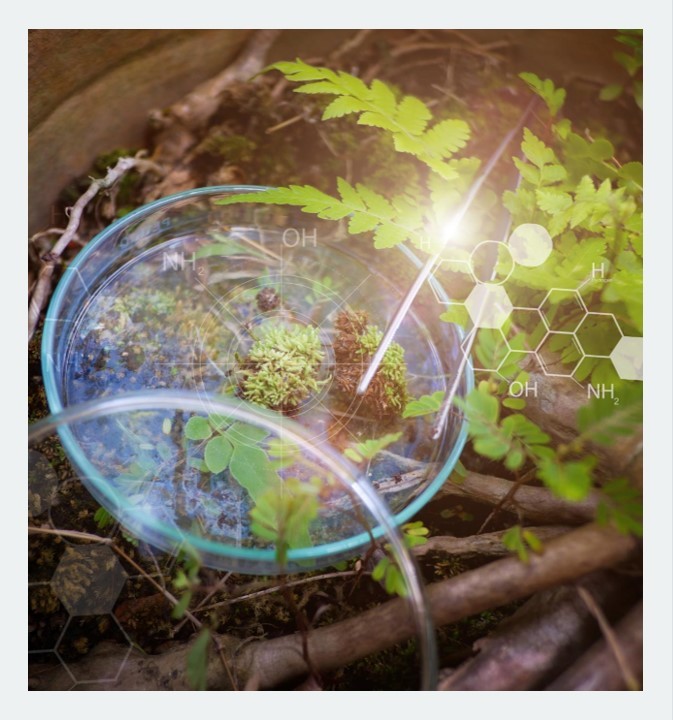 Scientific natural-products themed image